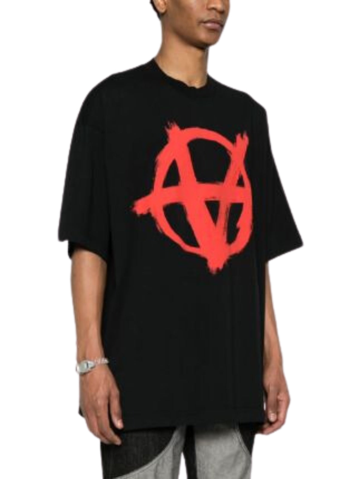 Vetements T-Shirt Anarchy Red-Black - 3