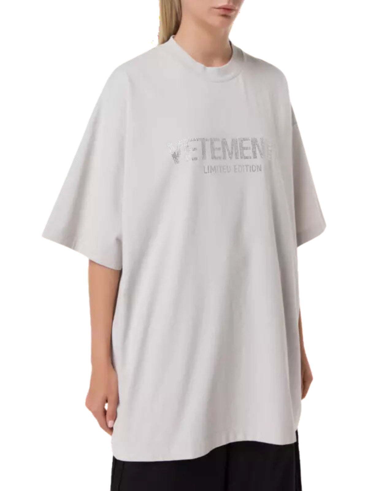 Vetements T-Shirt Limited Crystal Grey - 3