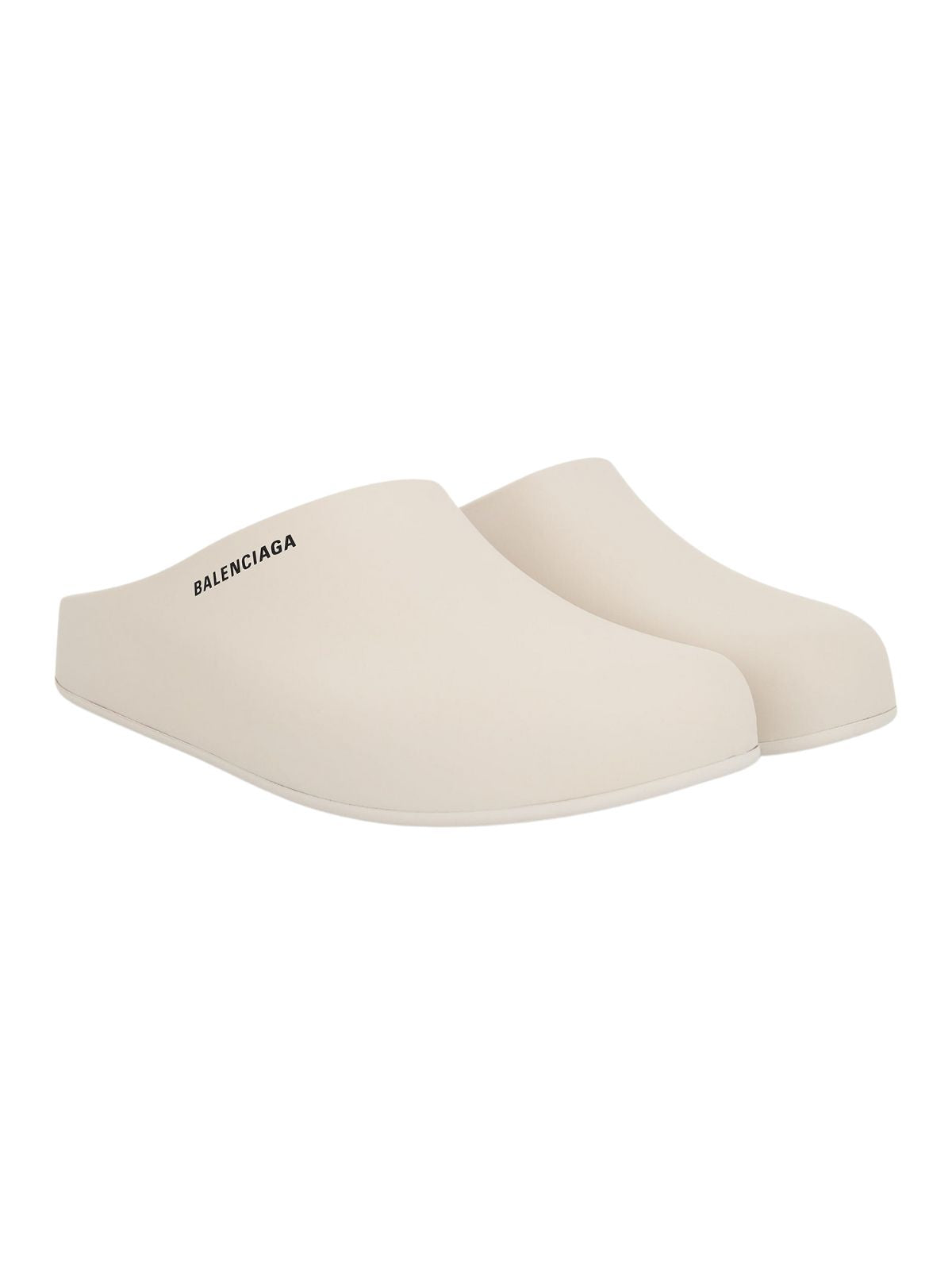 Balenciaga Slide Logo White - 3