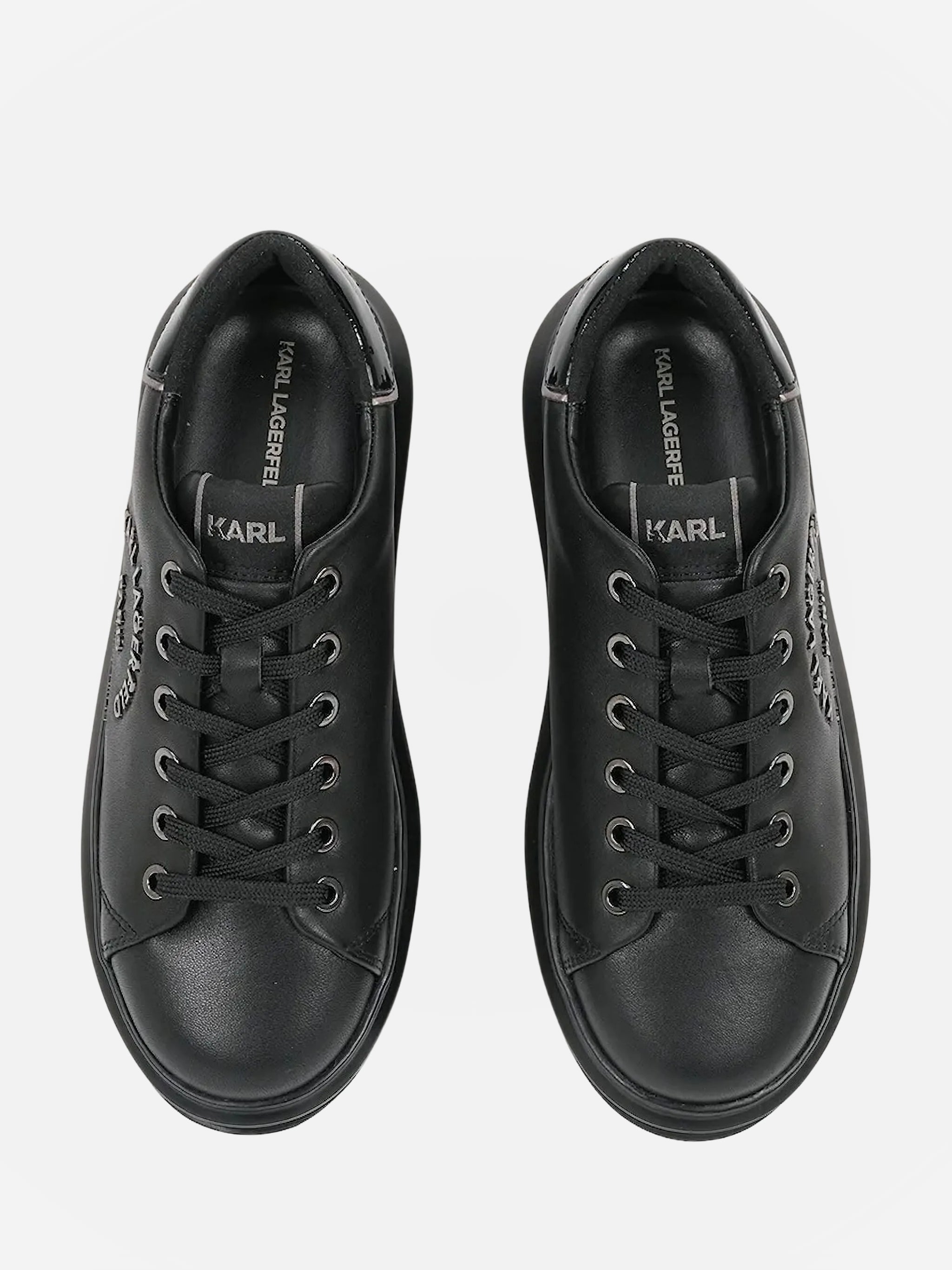 Karl Lagerfeld KLL279 Sneaker Kapri Metal Maison Lo Black Leather