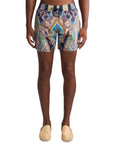 Etro Shorts Paisley Swimming Navy