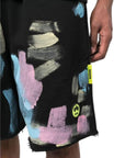 Barrow Shorts Paint Brush Black