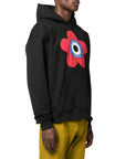 Kenzo Hoodie Flower Black-Red