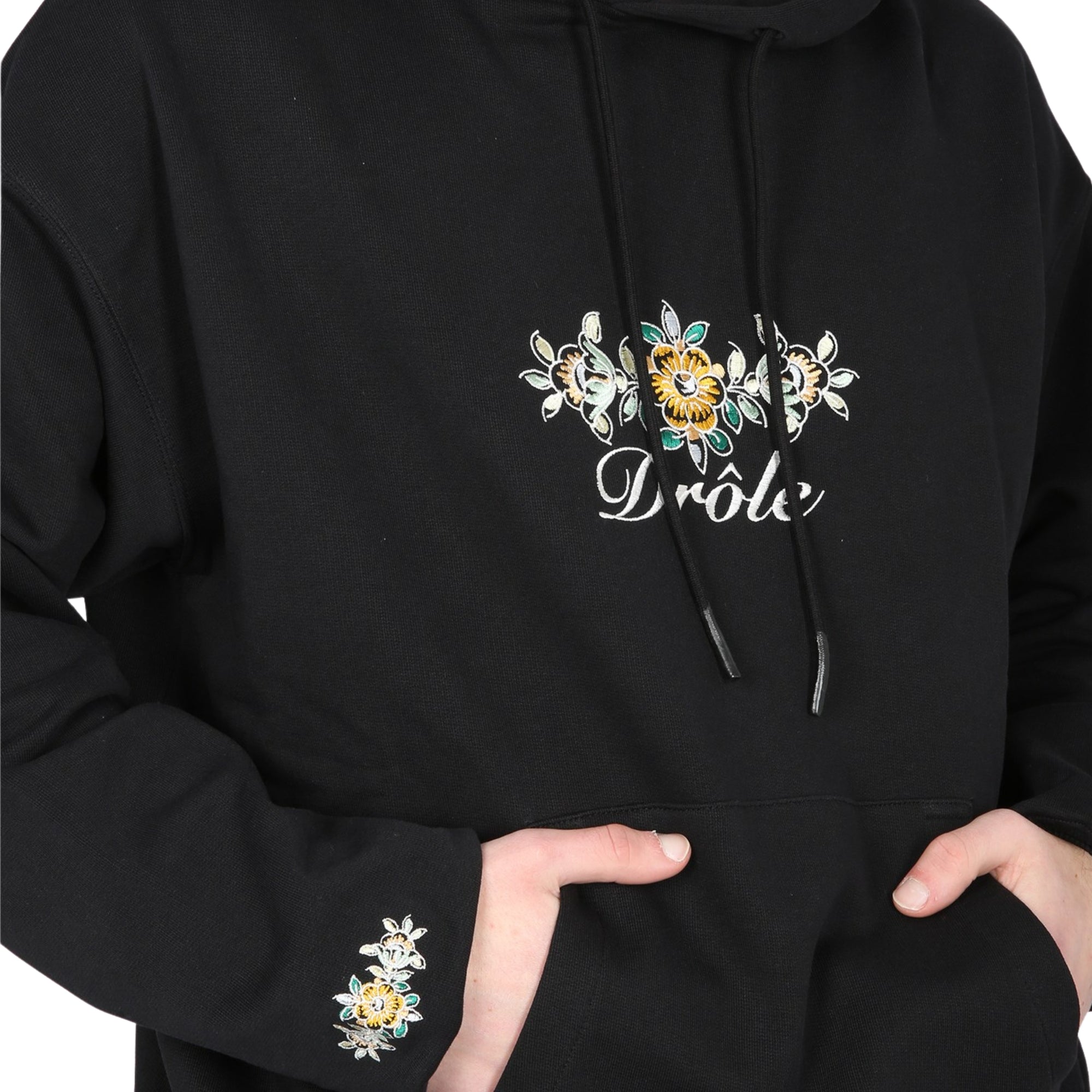 Drole De Monsieur Hoodie Mini Logo Black