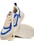 Casablanca Sneaker Ladies Court White-Blue