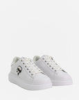 Karl Lagerfeld KLL244 Sneaker Kapri NFT Lo Lace White Leather/ Mono