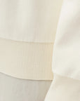 Stone Island Sweater Sleeve Logo Cream