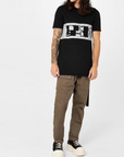 Rick Owens T-Shirt Mid Logo Black - 3