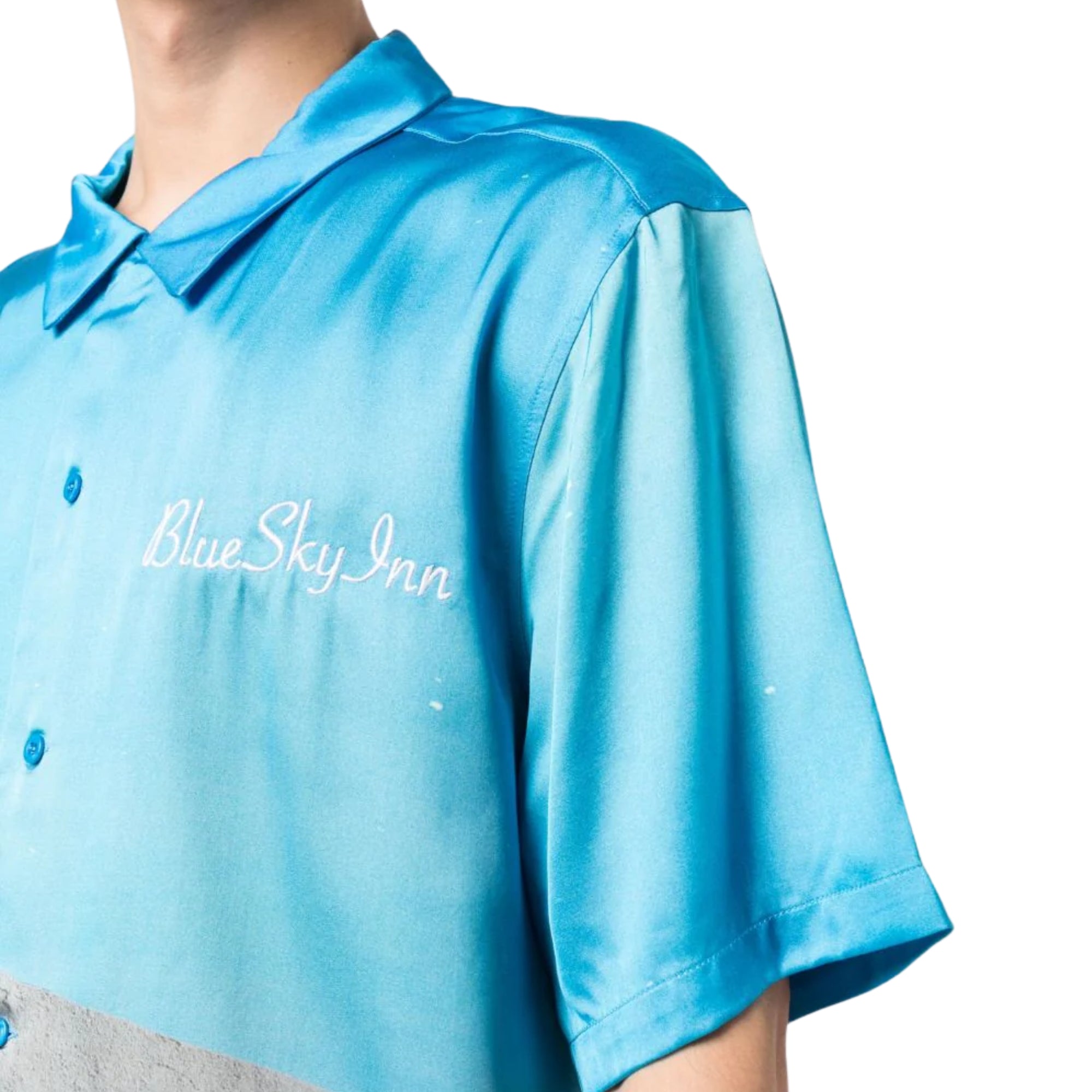 Blue Sky Inn Shirt Logo Blue-Grey