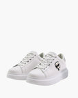 Karl Lagerfeld Sneaker KLL299 Kapri Ombre Nft Lo Lace White Lthr W/Silver