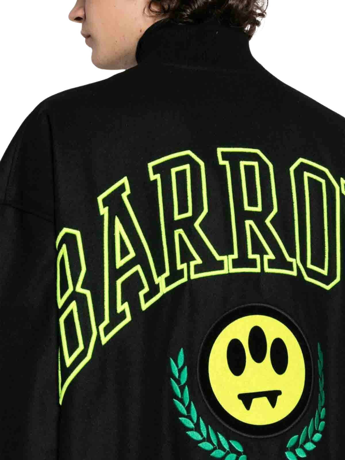 Barrow Jacket Button Down Team Logo Black