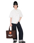 Kenzo Shirt Futura Embroidered SS Cream