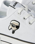 Karl Lagerfeld Sneaker Klls62 Kampus Max Nft Patch Lo Lace White