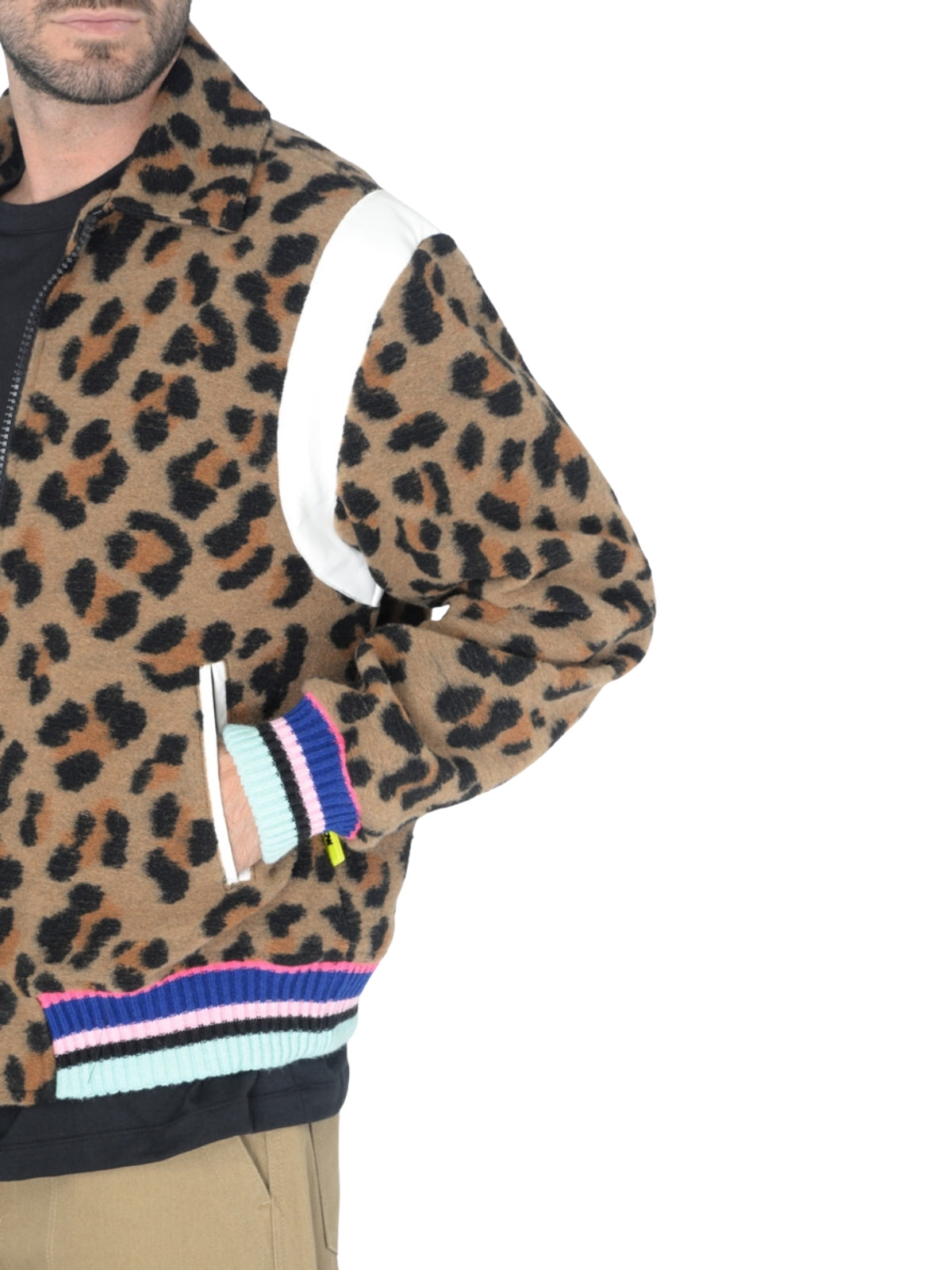 Barrow Jacket Leopard Print Eucalyptus