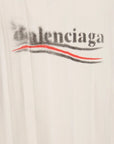 Balenciaga T-Shirt Logo Ecru - 3