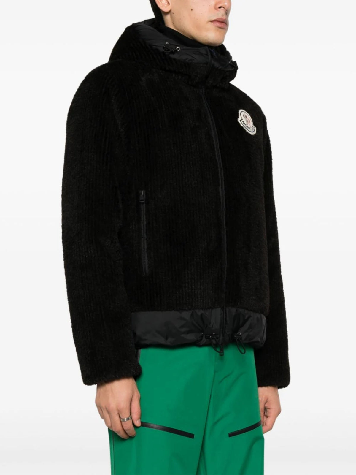 Moncler Jacket Tejat Logo Black - 3