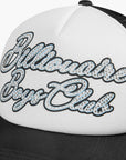Billionaire Boys Club Cap Diamond Script Trucker Cap Black/white