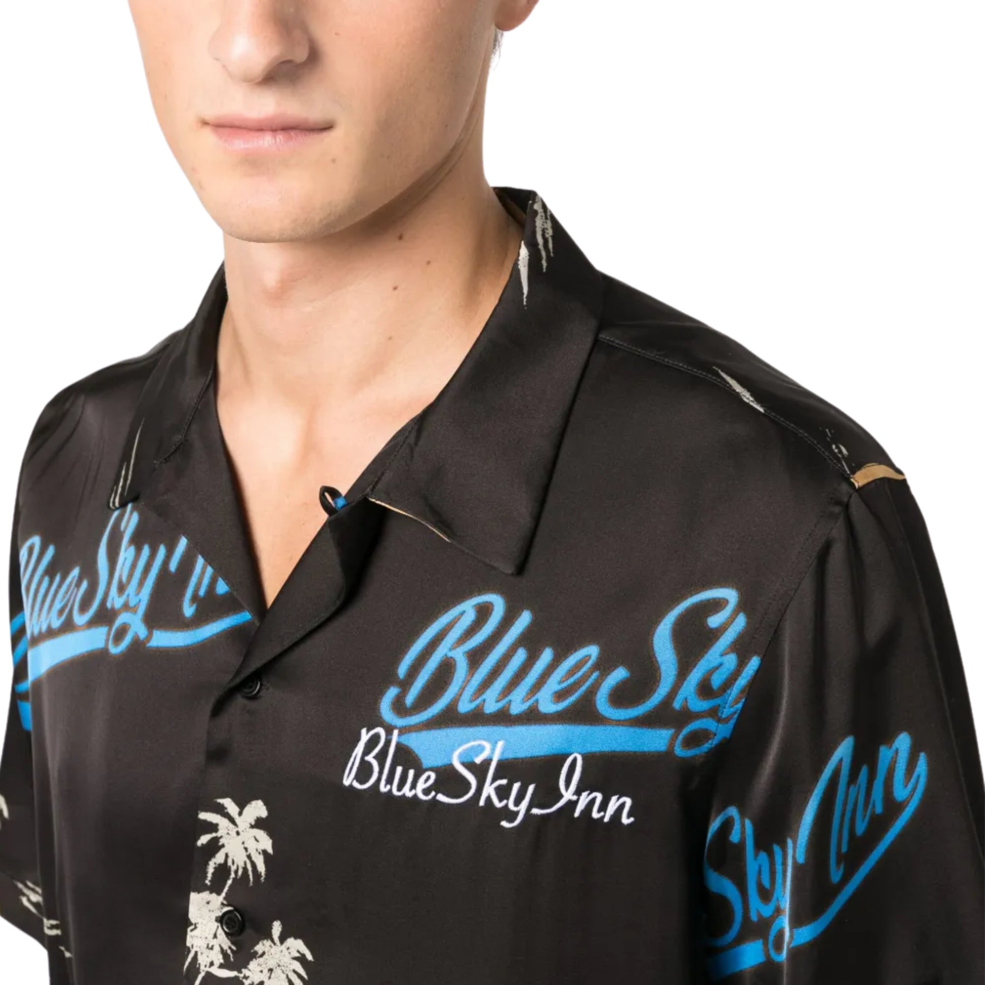 Blue Sky Inn Shirt Multiple Logos Black