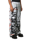 Vetements Pants Graffiti Grey - 3