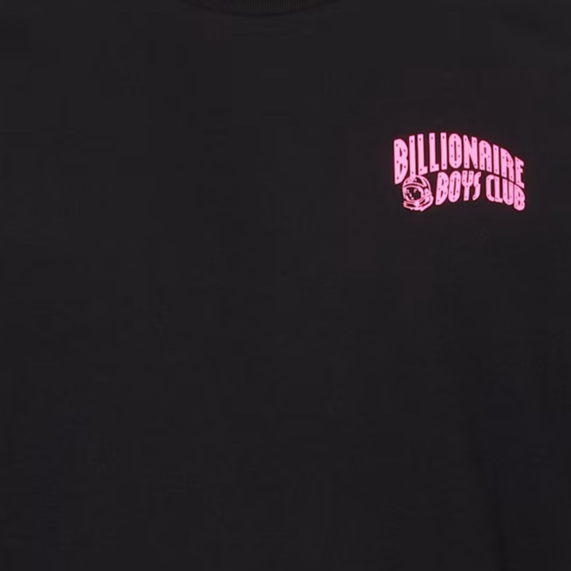 Billionaire Boys Club T-Shirt Small Arch Logo Black-Pink