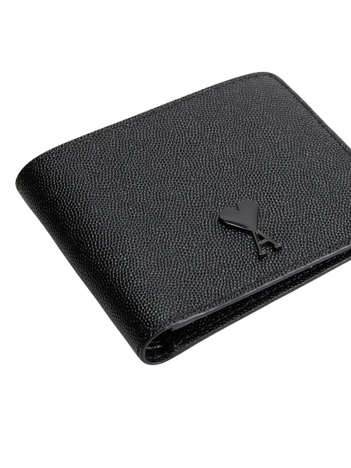 Ami Wallet Folded Logo Black - 3