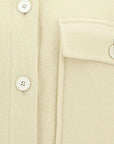 Jil Sander Jacket Button Down Top Pocket Off-White