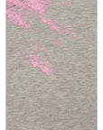 Comme Des Garcons T-Shirt Splatter Pink-Grey