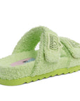 Chiara Ferragni Slides Eyelike Buckle Sponge Light Green