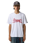 Icecream Halfton Running Dog T-Shirt White