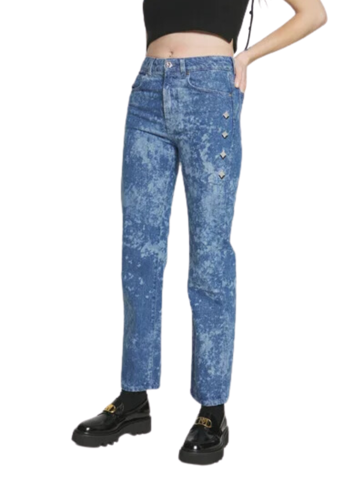 Mcm Jean Lasered Blue