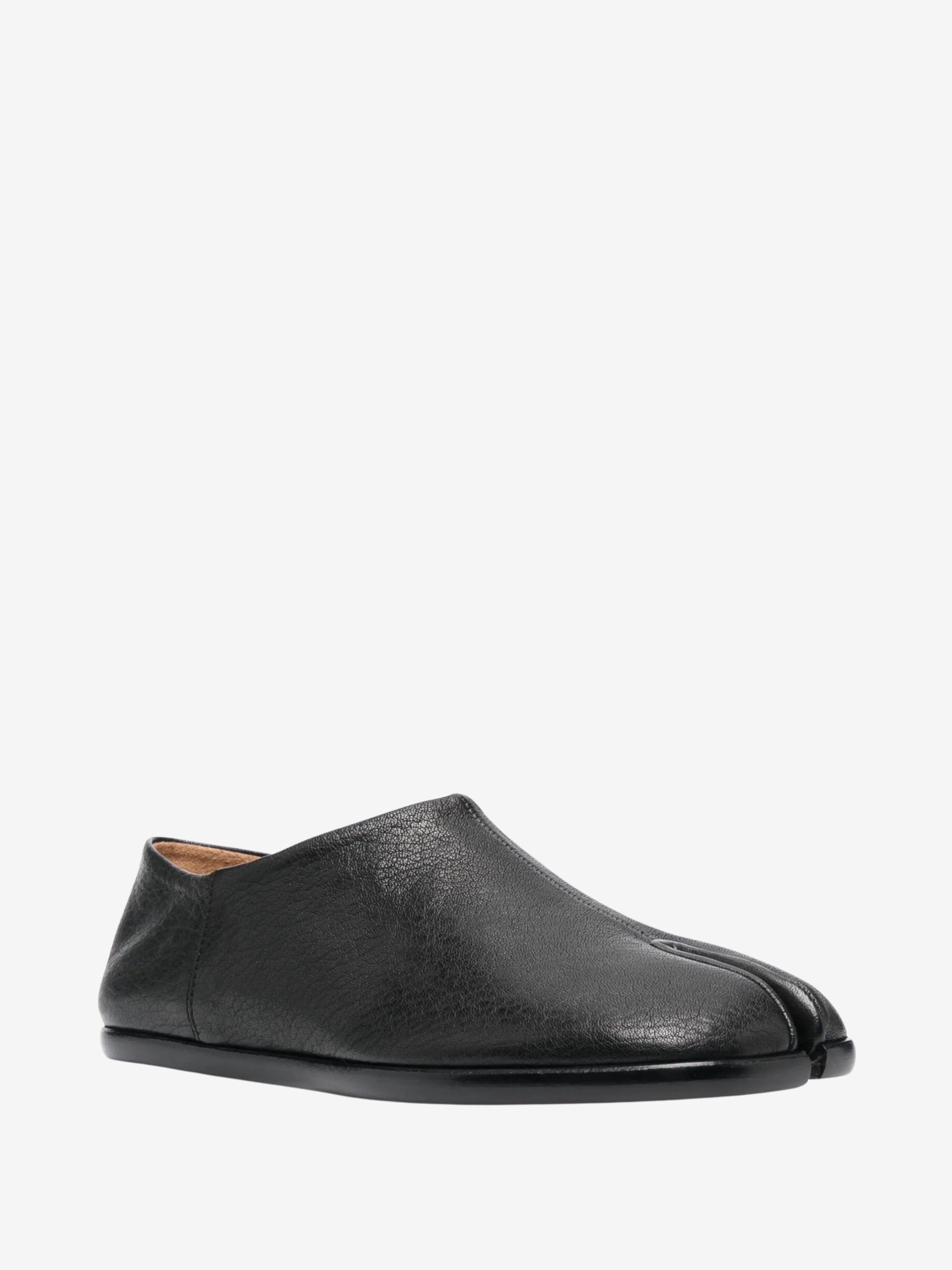 Maison Margiela Slip-Ons Mms1 Tabi Leather Shoes Black - AL Capone
