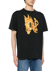 Palm Angels T-Shirt Graphic Print Black