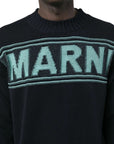 Marni Sweater Bold Logo Black