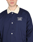 Drole De Monsieur Jacket Slogan Navy