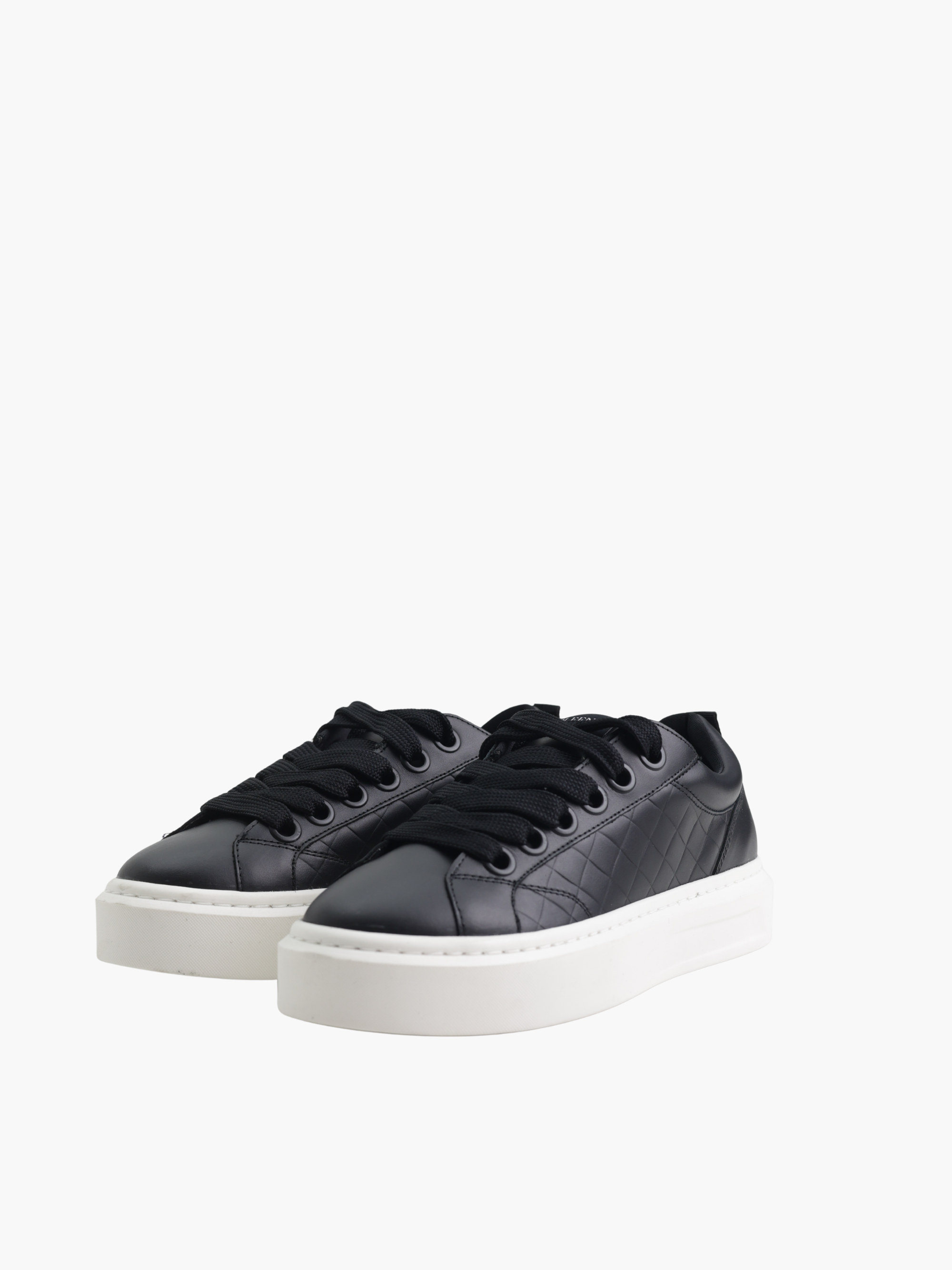 Cleens Sneaker C45 Leather White Sole Black