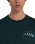 Marni T-Shirt Logo Green