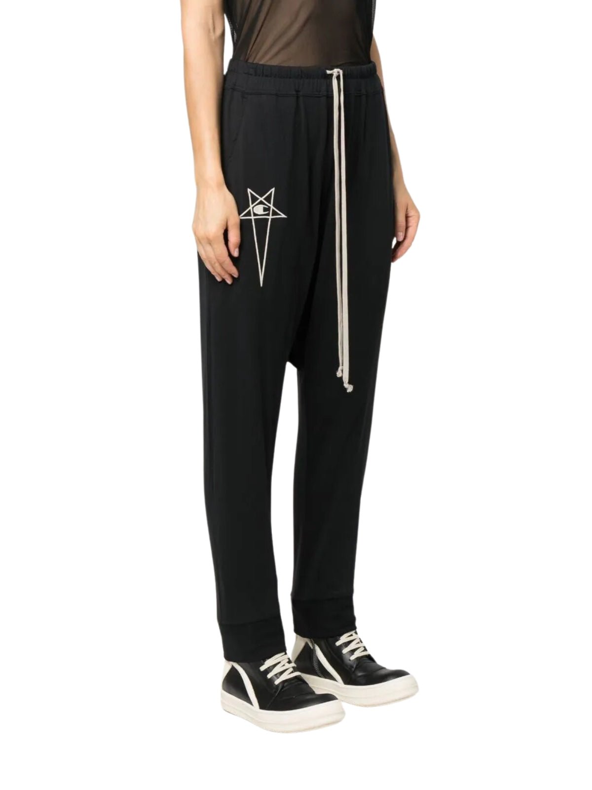 Rick Owens Track Pant X Champion Black