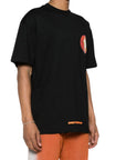 Msgm T-Shirt Caution Hot Black