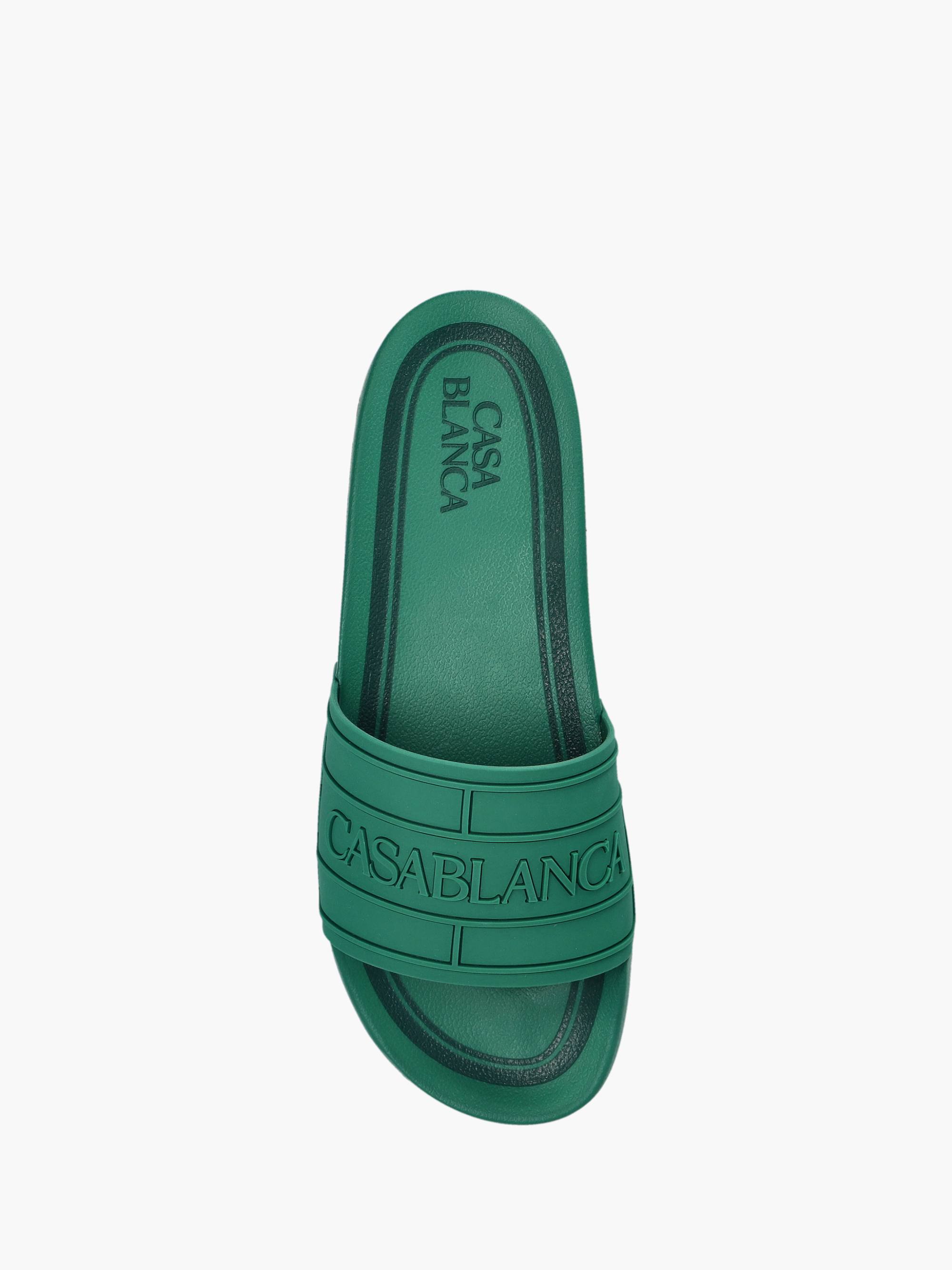 Casablanca Mens Pool Sliders Green