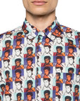 Comme Des Garcons Shirt Allover Print Multi Colour