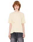 Kenzo T-Shirt BF Pin Detail Cream