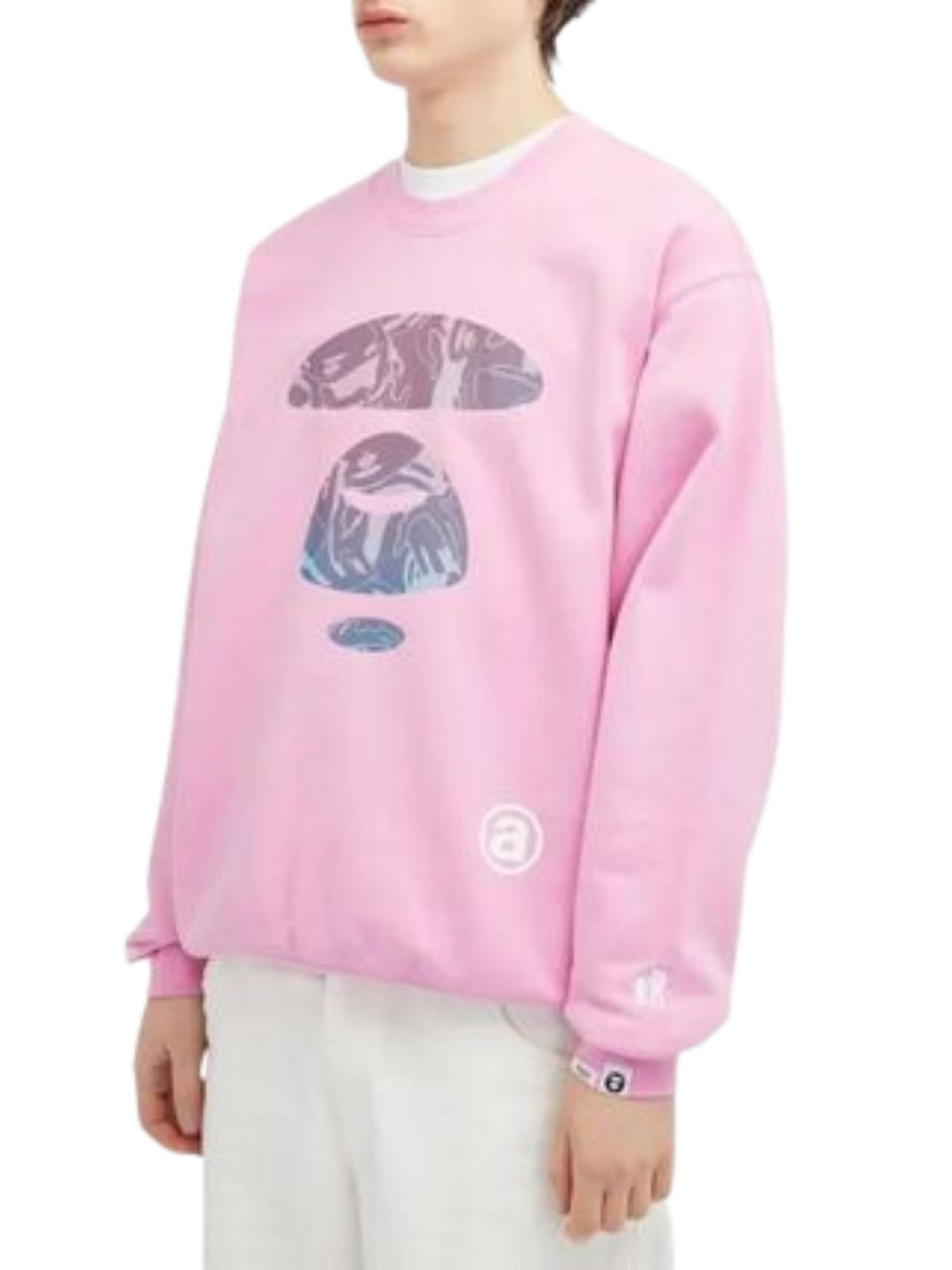 Aape Sweater Logo Pink - 3