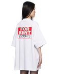 Vetements T-Shirt For Rent Oversized White