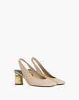 Givenchy Heel GH7 Slingback 85Mm Beige