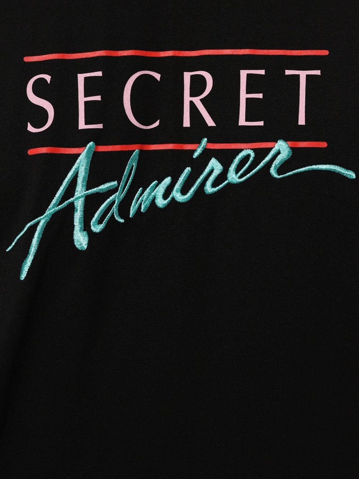 Vetements T-Shirt Secret Black