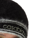 Casablanca Beannie Stripe Mohair Black