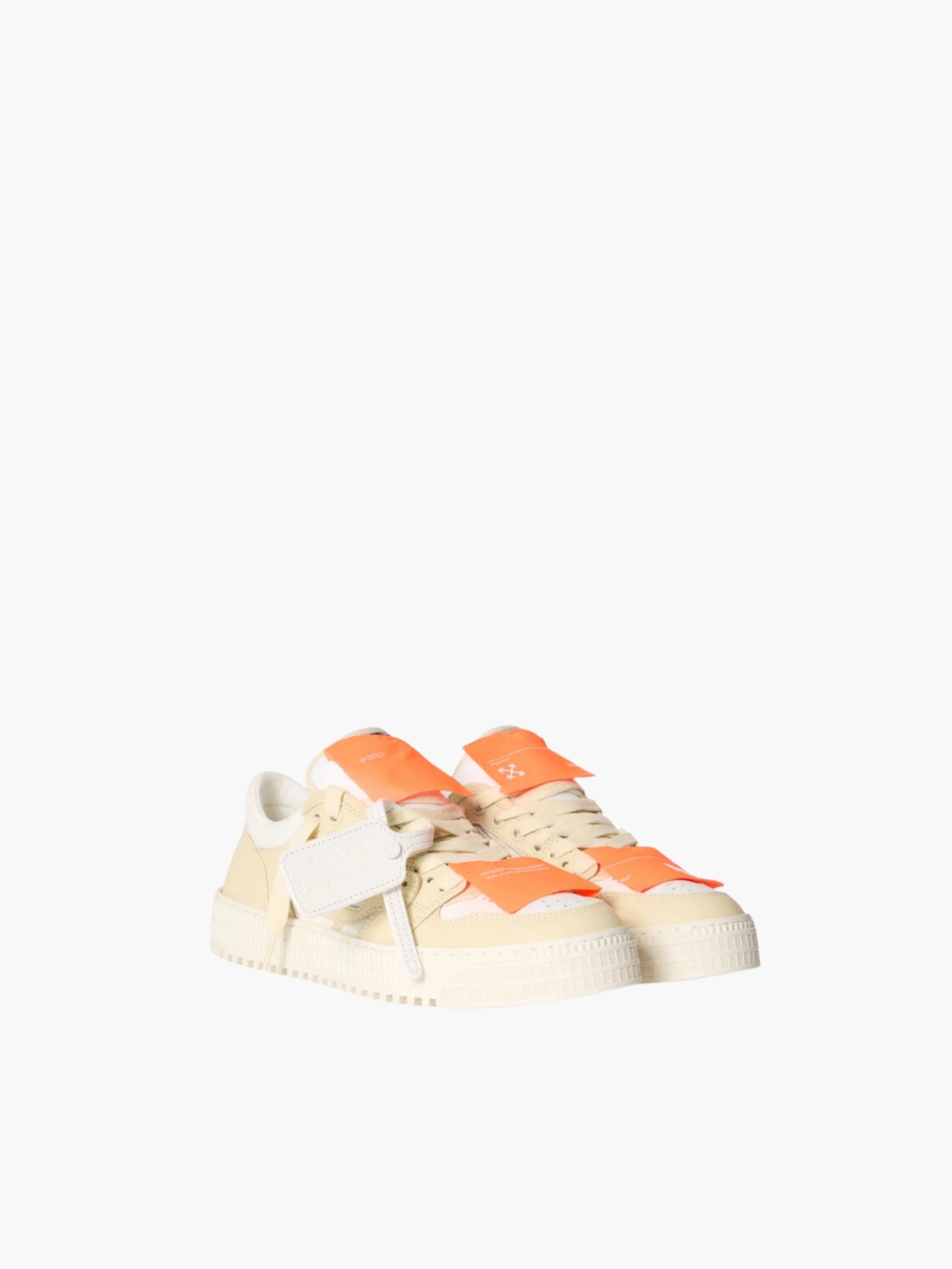 Off-white Sneakers Ows117 M-low Top Beige/White