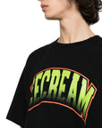 Ice-Cream T-Shirt Arched Logo Black