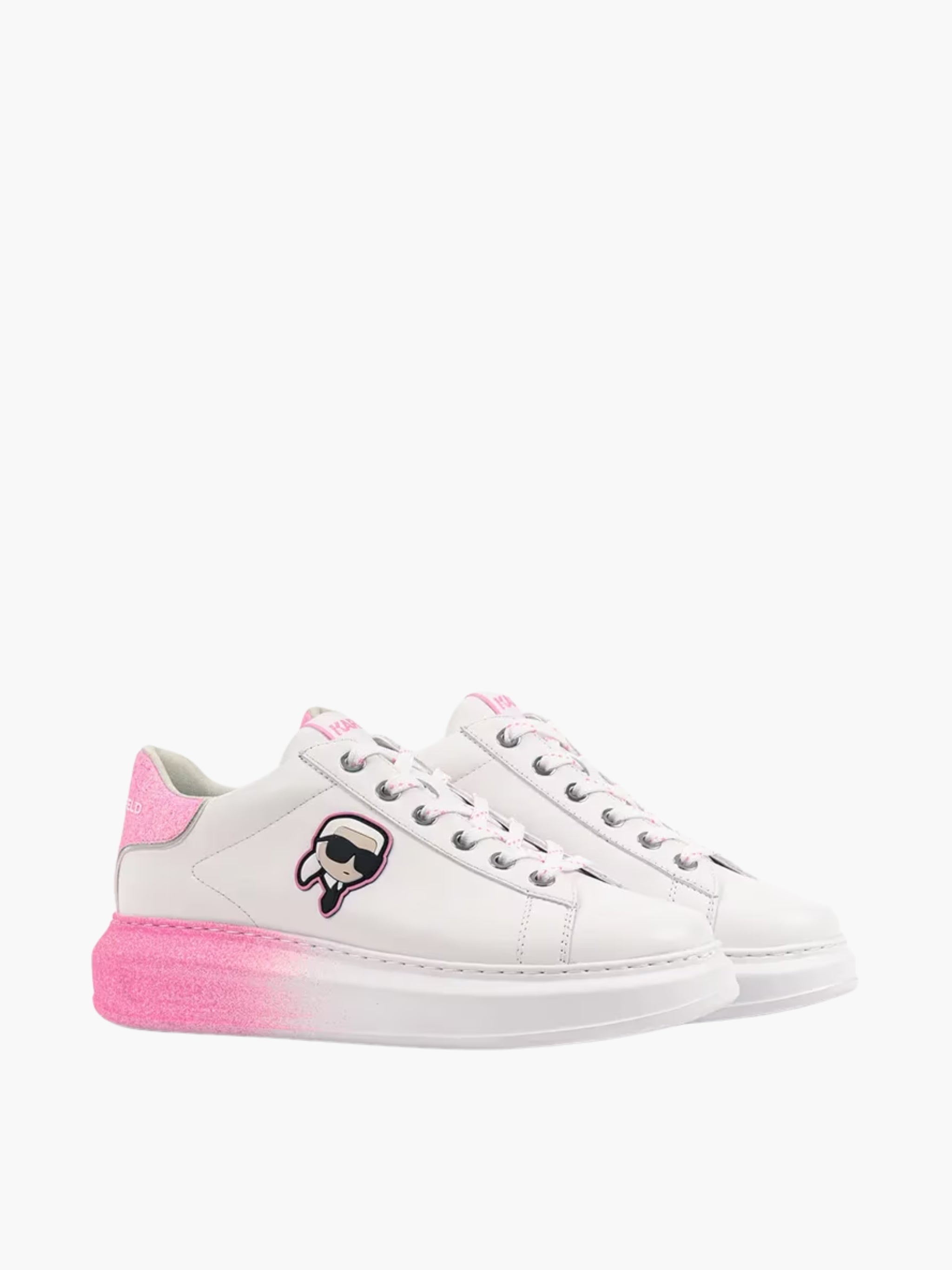Karl Lagerfeld Sneaker KLL301 Kapri Ombre Nft Lo Lace White Lthr W