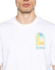 Casablanca T-Shirt L'arc Colore Printed White